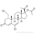 (1alpha) -17- (acétyloxy) -6-chloro-1- (chlorométhyl) pregna-4,6-diène-3,20-dione CAS 17183-98-1